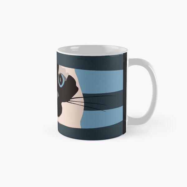 Item preview, Cute Siamese cat blue eyes designed and sold by Bimbombam.