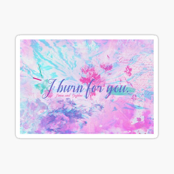 Aperçu de l'œuvre I burn for you - Bridgerton créée et vendue par Bloom-of-May.