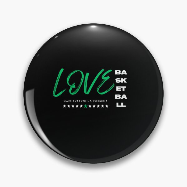 Item preview, Love basketball green, make everything possible designed and sold by Grafixfun.