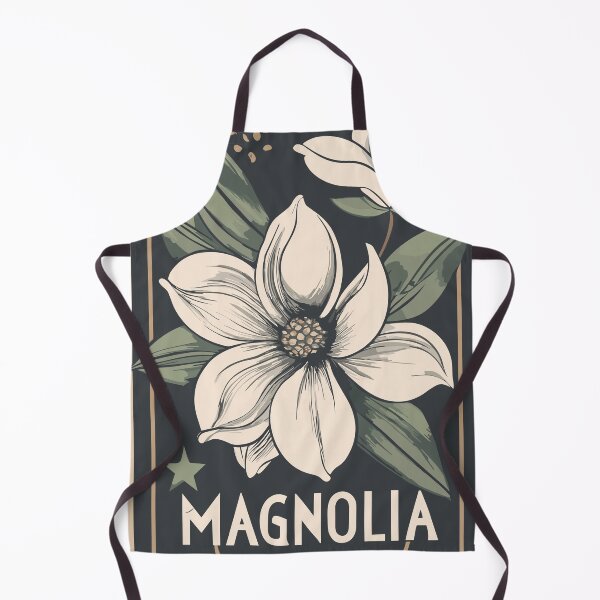 Item preview, Art Deco Retro Botanical Magnolia Picture designed and sold by SamJanner.