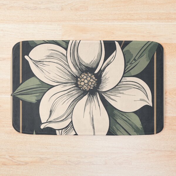 Item preview, Art Deco Retro Botanical Magnolia Picture designed and sold by SamJanner.