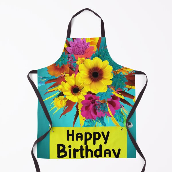 Item preview, Happy Birthday with flowers designed and sold by Photopat.