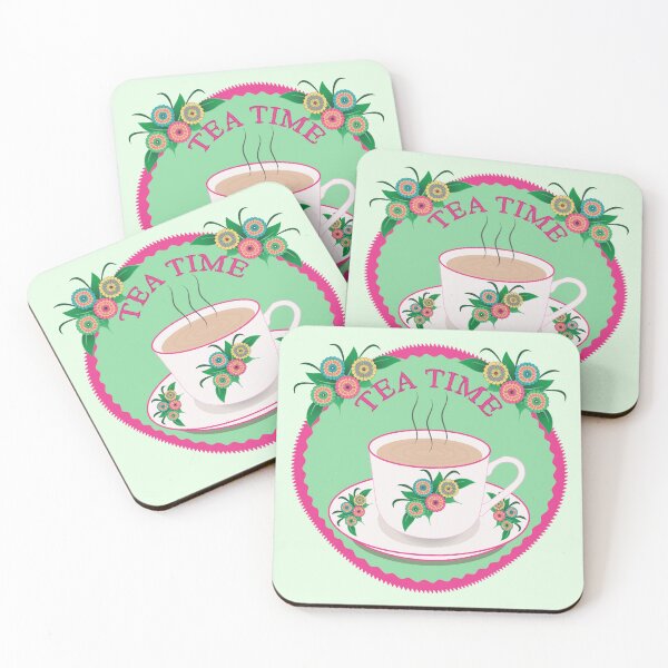 Item preview, Tea Time Floral Mug Design designed and sold by Isma Saleem.