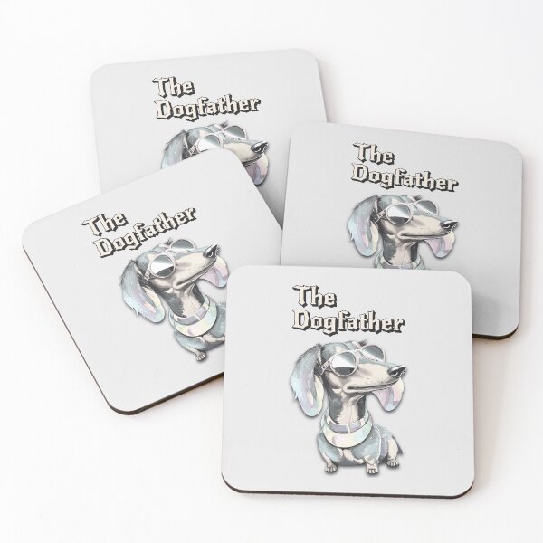 Item preview, The Dogfather Dachshund Dog Doxie Weiner Dog Funny designed and sold by Hic21.