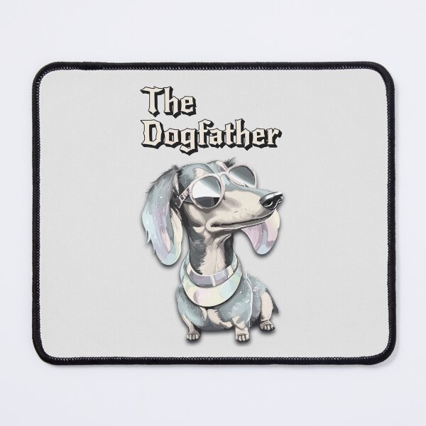 Item preview, The Dogfather Dachshund Dog Doxie Weiner Dog Funny designed and sold by Hic21.