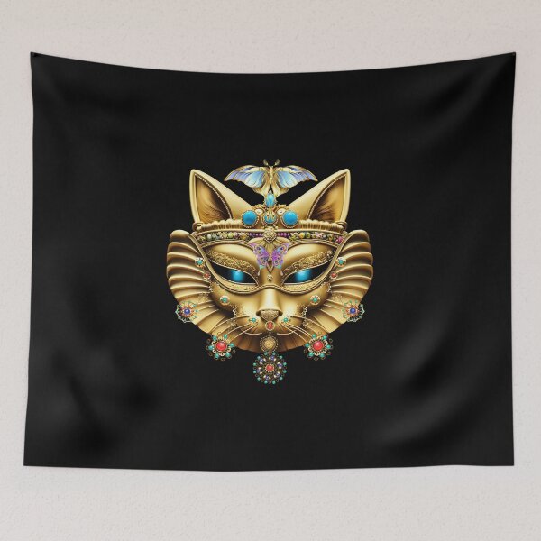 Item preview, Mystical masquerade cat in jewelry designed and sold by GorinART.