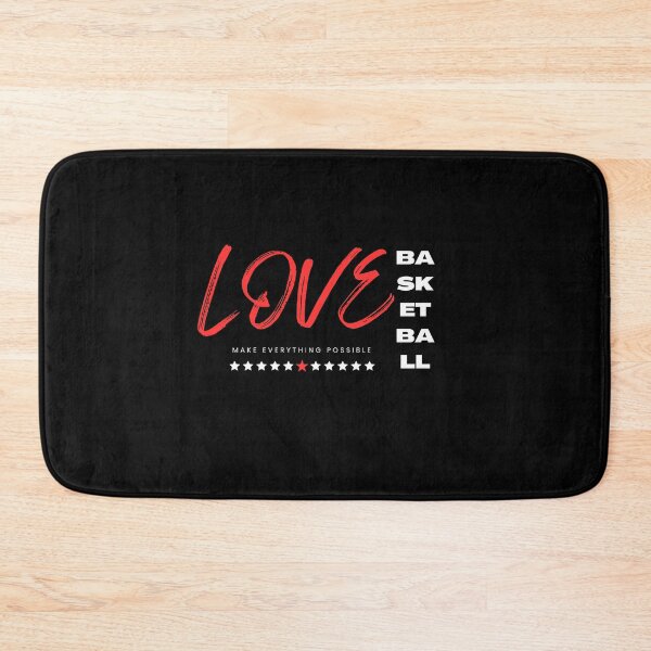 Item preview, Love basketball red, make everything possible designed and sold by Grafixfun.