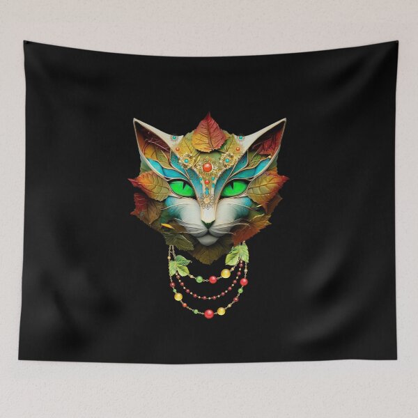 Item preview, Mystical masquerade cat in jewelry designed and sold by GorinART.