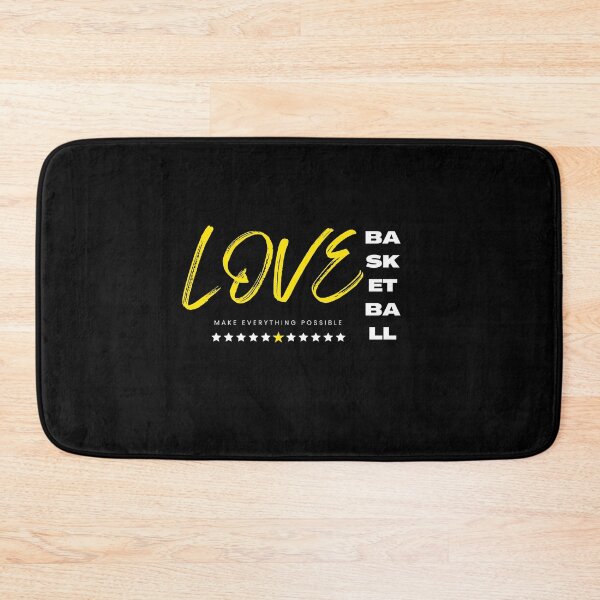 Item preview, Love basketball yellow, make everything possible designed and sold by Grafixfun.