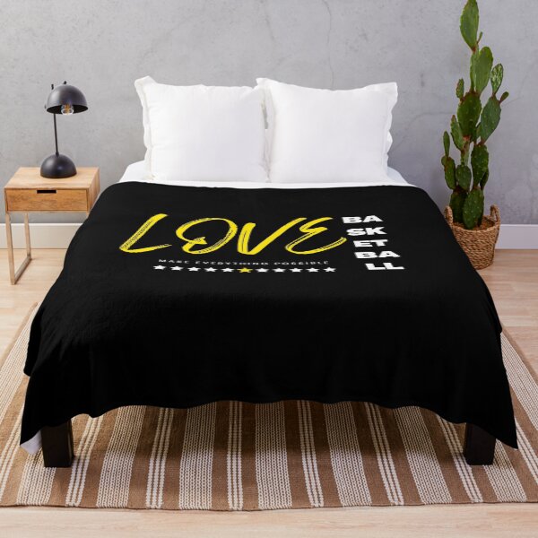 Item preview, Love basketball yellow, make everything possible designed and sold by Grafixfun.