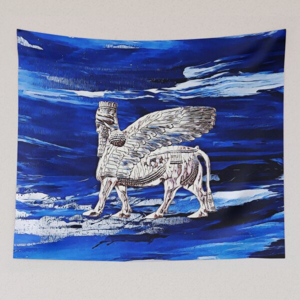 Item preview, Assyrian Winged Bull ( Lamassu ) designed and sold by doniainart.