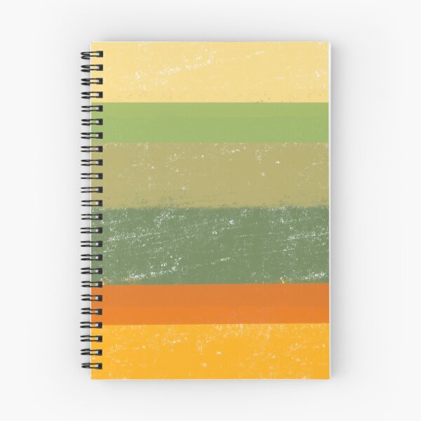 Item preview, Green Yellow orange textured stripes designed and sold by zanydoodles.