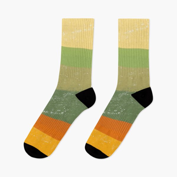 Item preview, Green Yellow orange textured stripes designed and sold by zanydoodles.