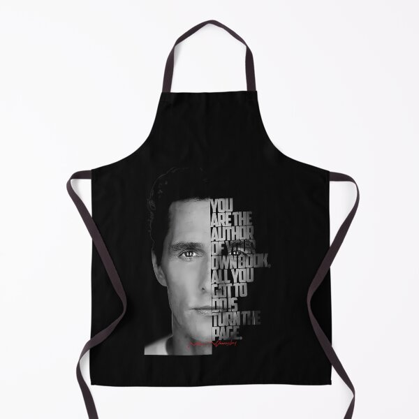 Item preview, Black and white Matthew McConaughey quote. designed and sold by LavaAryana.