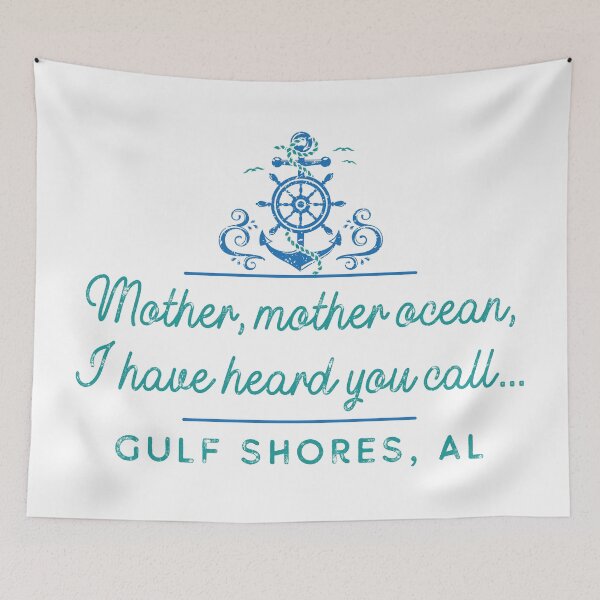 Item preview, Gulf Shores Alabama Mother Ocean Design designed and sold by Futurebeachbum.