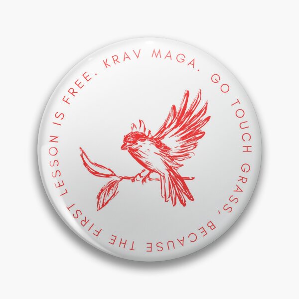 Item preview, Krav Maga Birdie Says Touch Grass designed and sold by printthisslogan.