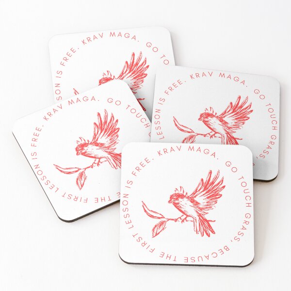 Item preview, Krav Maga Birdie Says Touch Grass designed and sold by printthisslogan.