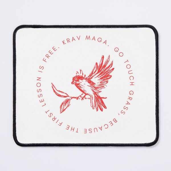 Item preview, Krav Maga Birdie Says Touch Grass designed and sold by printthisslogan.