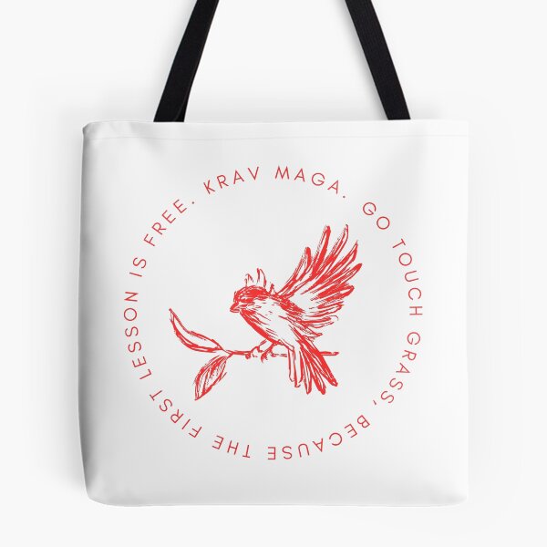 Item preview, Krav Maga Birdie Says Touch Grass designed and sold by printthisslogan.