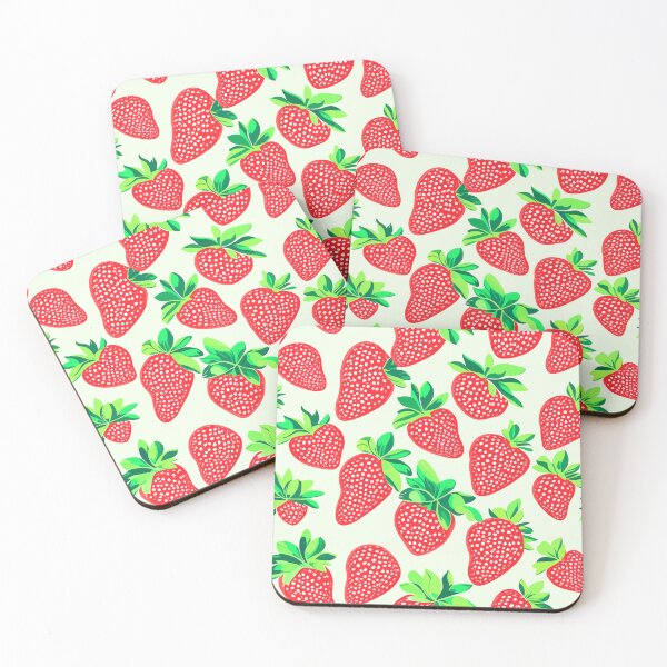 Item preview, Yummy Strawberry Pattern designed and sold by BombasticBubble.