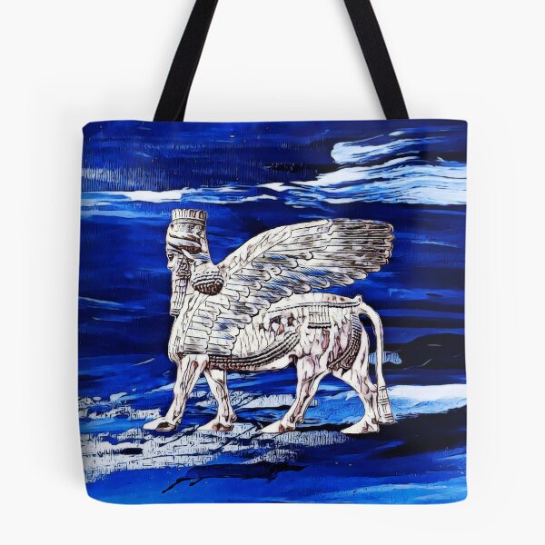 Item preview, Assyrian Winged Bull ( Lamassu ) designed and sold by doniainart.