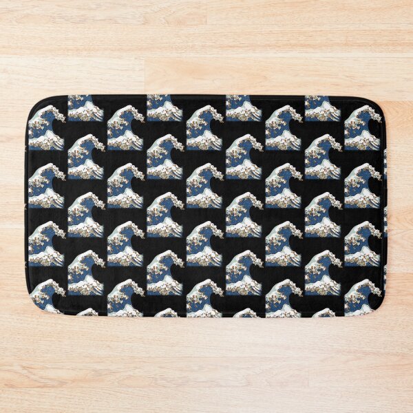 Item preview, The Great Wave off Kanagawa Poodle Art designed and sold by Click-Like.