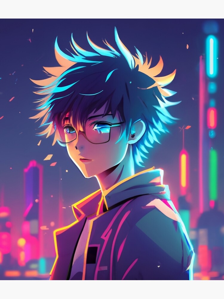 Download Neon Anime Boy Naruto Wallpaper | Wallpapers.com