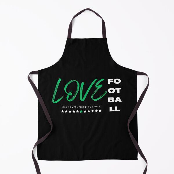 Item preview, Love football green designed and sold by Grafixfun.