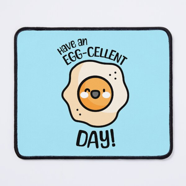 Item preview, Have an Egg-cellent Day! Cute and Punny Egg Sticker designed and sold by PMCreative.