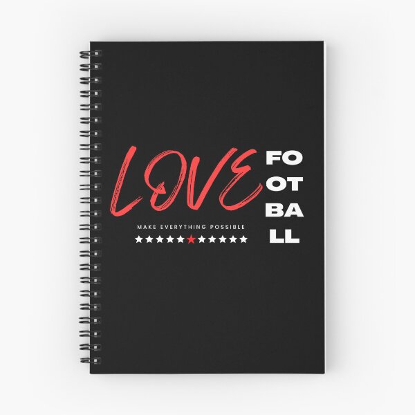 Aperçu de l'œuvre Love football red créée et vendue par Grafixfun.