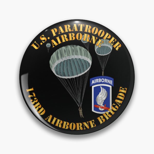 Item preview, Army - US Paratrooper - 173rd Airborne Bde designed and sold by Military Insignia Products.