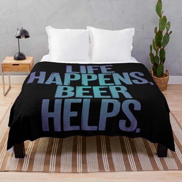 Item preview, Life happens, beer helps. v.1 designed and sold by x1brett.