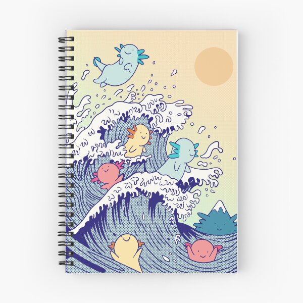 Item preview, The Great Axolotl Wave designed and sold by Pintwich.