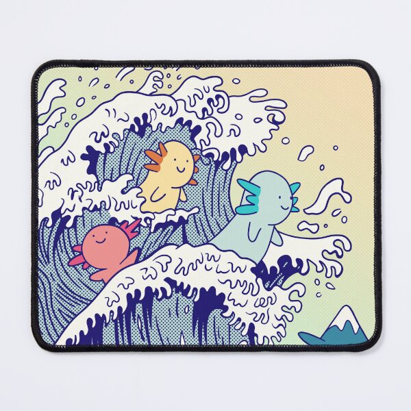 Item preview, The Great Axolotl Wave designed and sold by Pintwich.