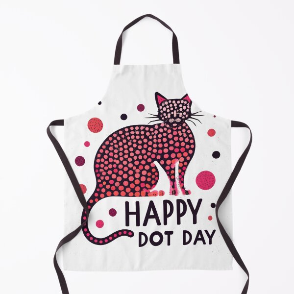 Item preview, Colorful cat made of dots International Dot Day designed and sold by GalaxyGraffiti.