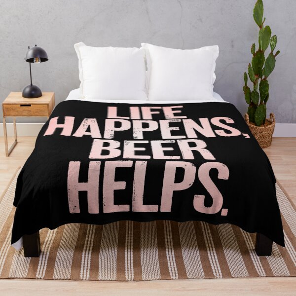 Item preview, Life happens, beer helps. v.2 designed and sold by x1brett.