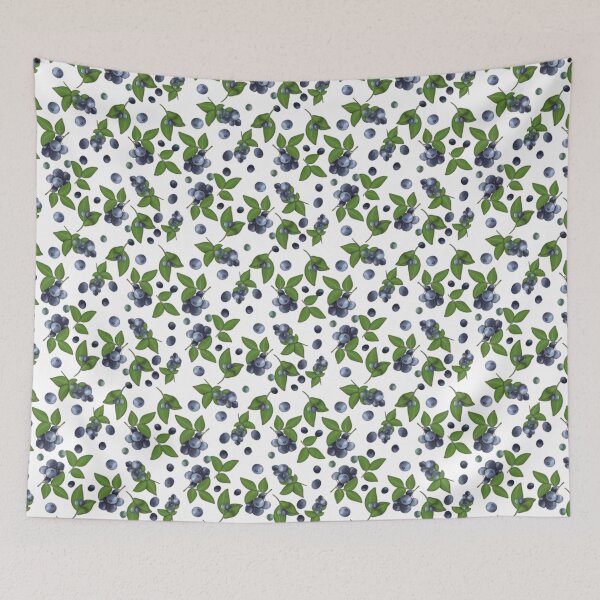 Item preview, Blueberries on a white background designed and sold by Natalia Ruzhyna.