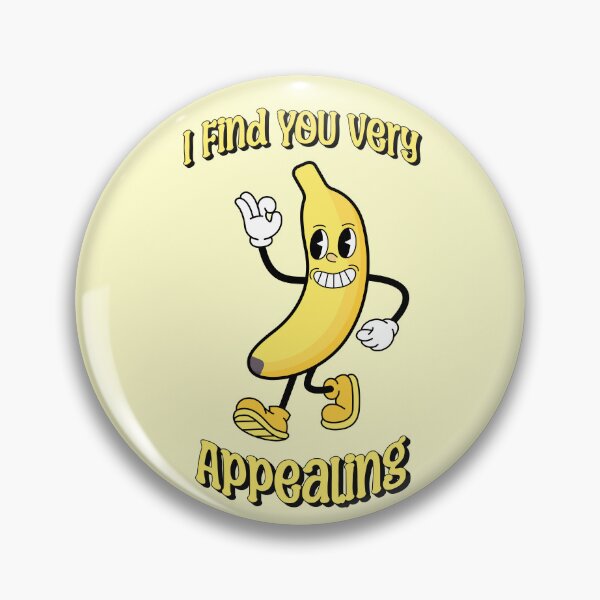 Item preview, I Find You Very Appealing! Cute banana pun sticker designed and sold by PMCreative.