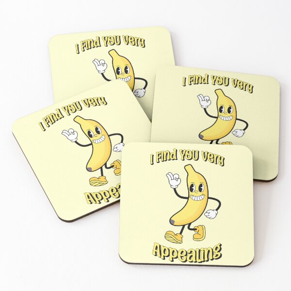 Item preview, I Find You Very Appealing! Cute banana pun sticker designed and sold by PMCreative.
