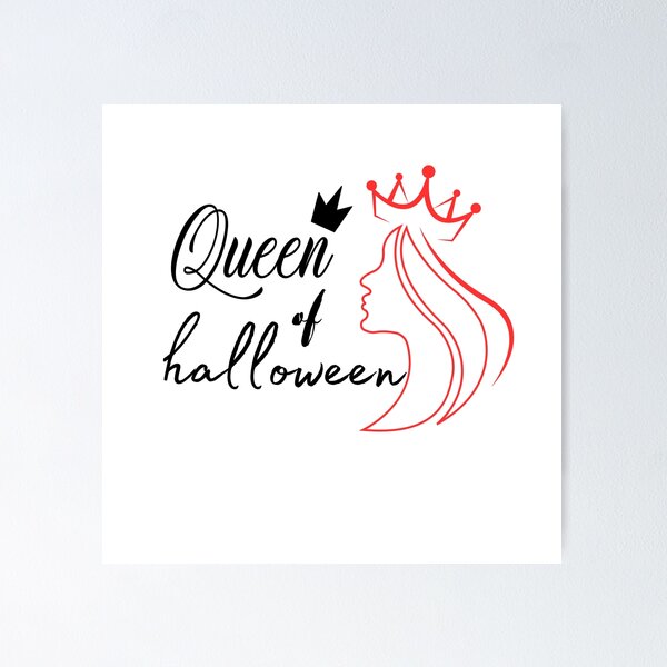Item preview, queen of halloween clasic t shirt designed and sold by sangram9337.