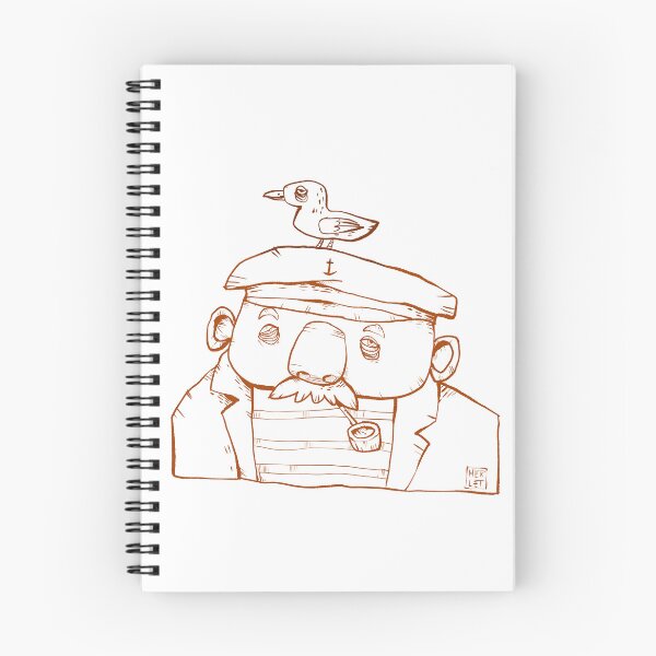 Item preview, captain his seagull designed and sold by MERLETDRAWING.