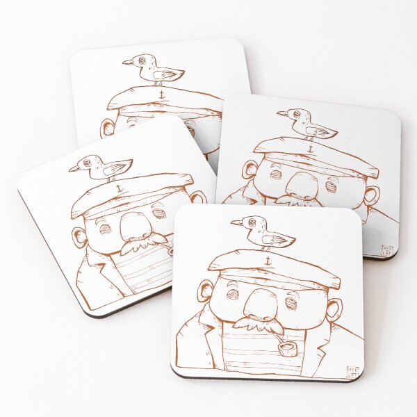 Item preview, captain his seagull designed and sold by MERLETDRAWING.