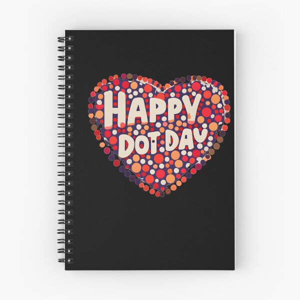 Item preview,  Colorful heart made of dots International Dot Day designed and sold by GalaxyGraffiti.