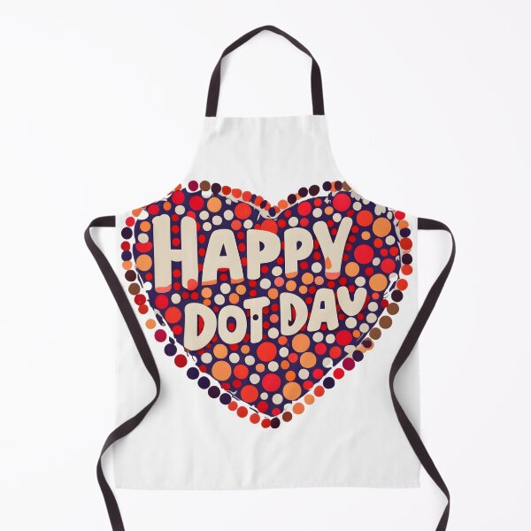 Item preview, Colorful heart made of dots International Dot Day designed and sold by GalaxyGraffiti.