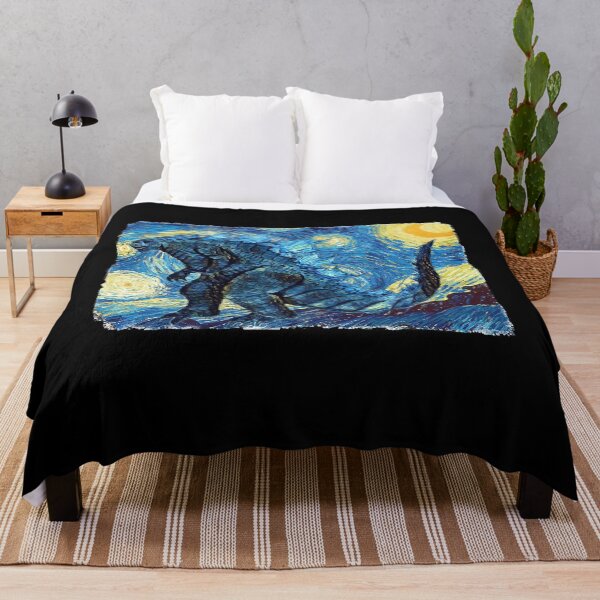 Item preview, Godzilla Van Gogh Style designed and sold by ElenaDenesik.