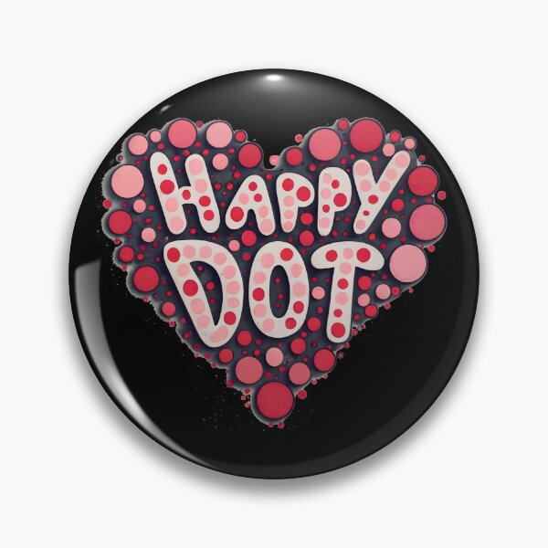 Item preview,  Colorful heart made of dots International Dot Day designed and sold by GalaxyGraffiti.