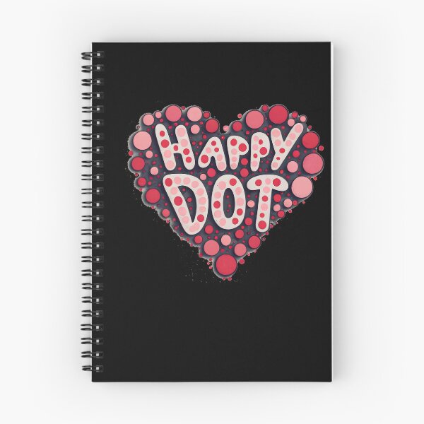 Item preview,  Colorful heart made of dots International Dot Day designed and sold by GalaxyGraffiti.