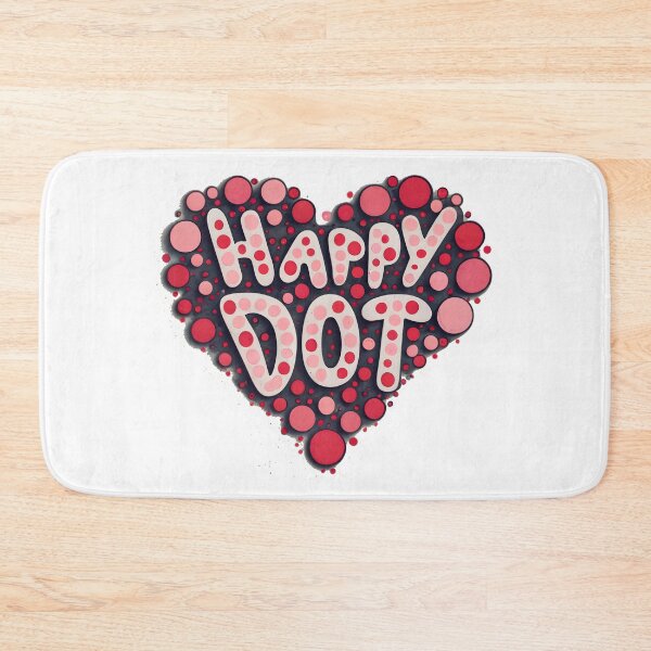 Item preview,  Colorful heart made of dots International Dot Day designed and sold by GalaxyGraffiti.