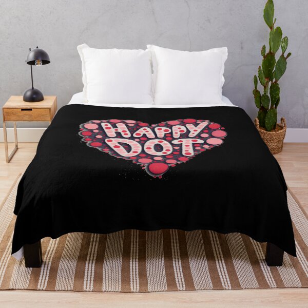 Item preview, Colorful heart made of dots International Dot Day designed and sold by GalaxyGraffiti.
