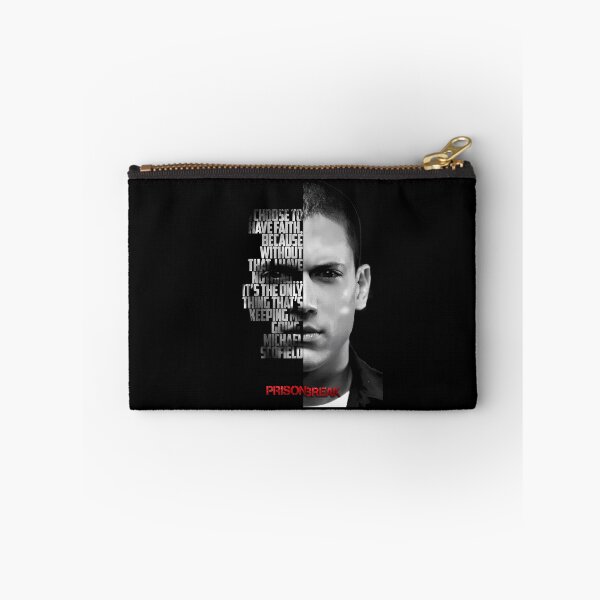 Item preview, Black and white Michael Scofield, Prison Break quote. designed and sold by LavaAryana.